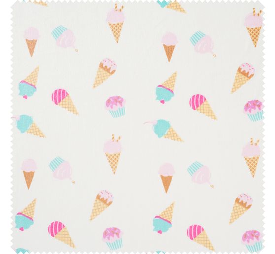 Polyester jersey chilly print "Ice Cream"