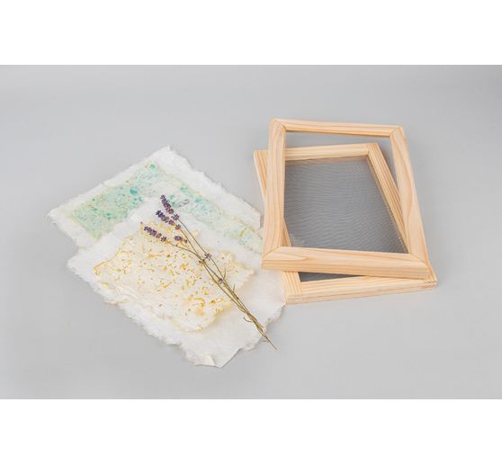 Paper scoop frame, 2 parts