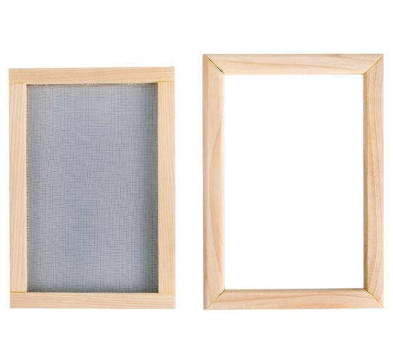 Paper scoop frame, 2 parts