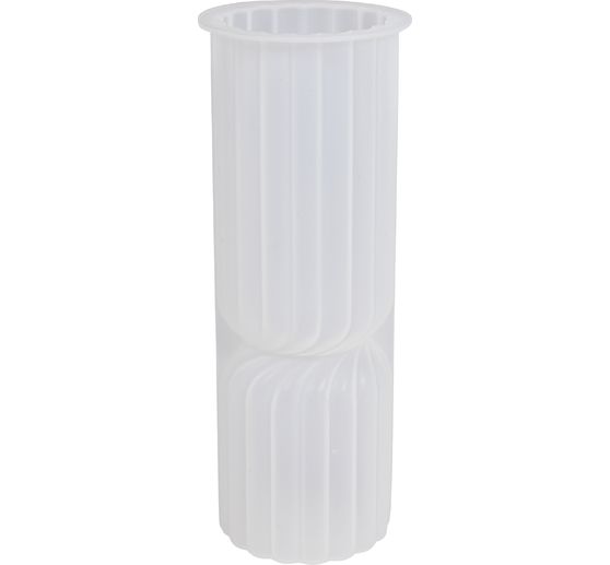 Silicone candle mould "Twisted fluted candle"