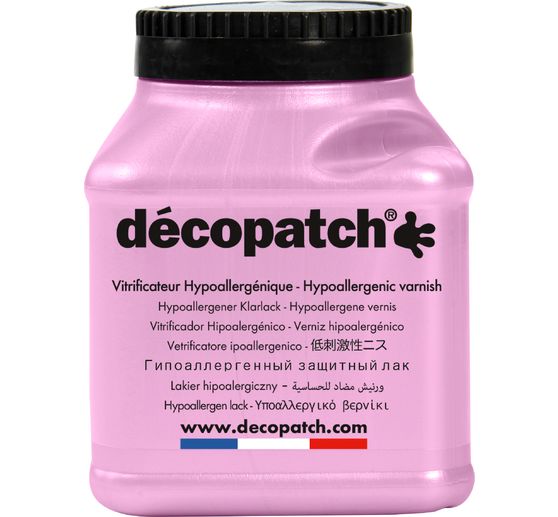 Hypoallergenic - skin-friendly clear varnish, 180 ml