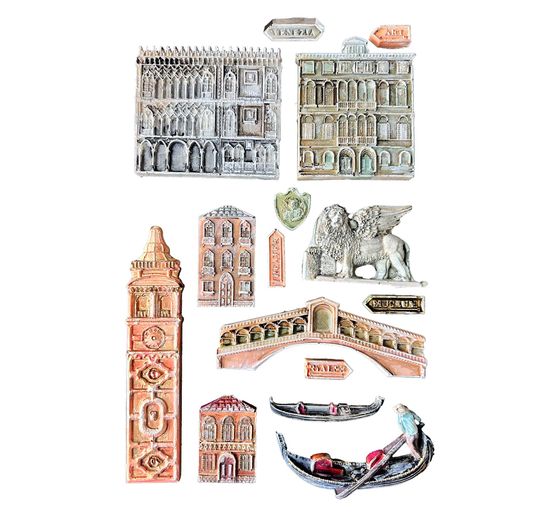 Silicone mould A5 "Venice", Monuments