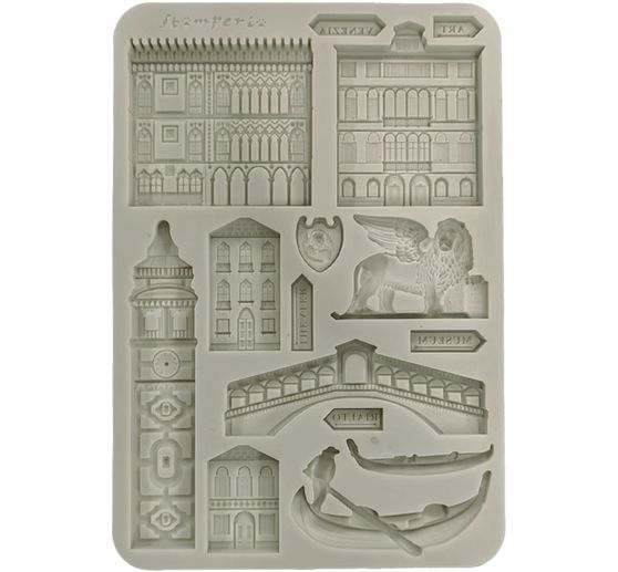 Silicone mould A5 "Venice", Monuments