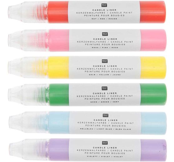 Candle Liner Set "Rainbow"