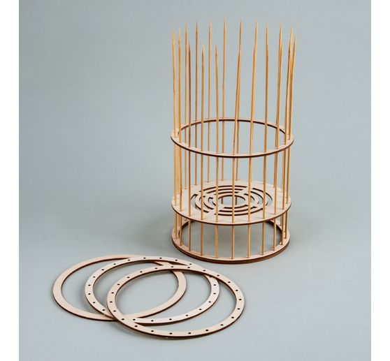 Wooden ring set "Lampshade Nature"