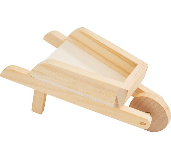 VBS Miniature wooden wheelbarrow