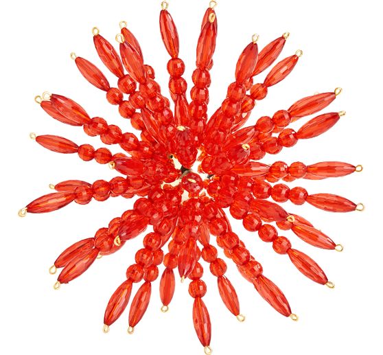 Pearl star complete set "Ruby Red"