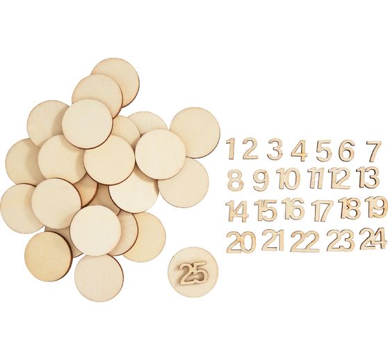 Advent numbers "Numbers & Circles"