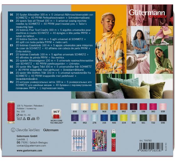 Gütermann Fashion Box all-purpose sewing thread