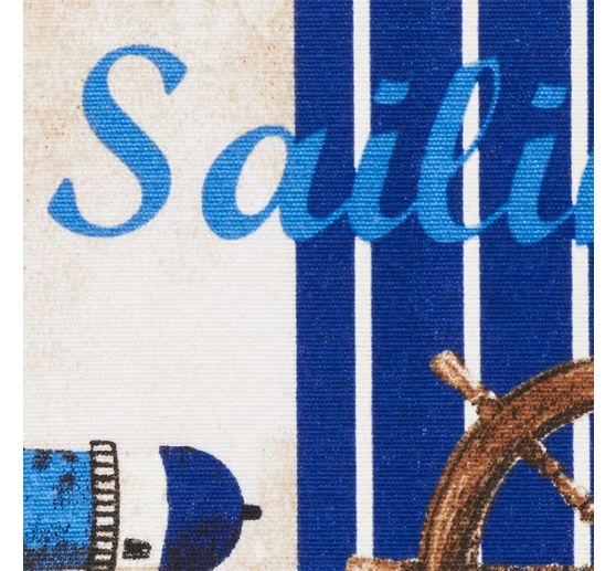 Decoration fabric linen optics "Sailing"