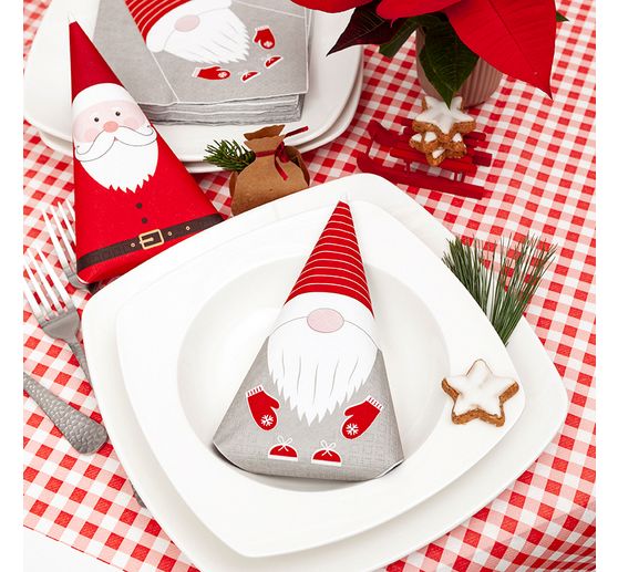 Skládaný ubrousek "Ubrousek pro skřítky"