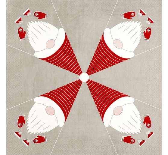 Skládaný ubrousek "Ubrousek pro skřítky"