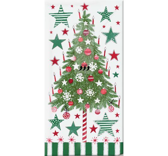 Paper handkerchiefs "Decorated Tree"