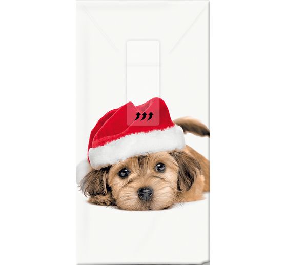 Papírové kapesníčky "Sweet Santa Dog