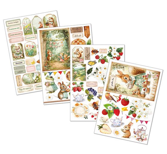 Junk Journal & Ephemera Book "Woodland Party"