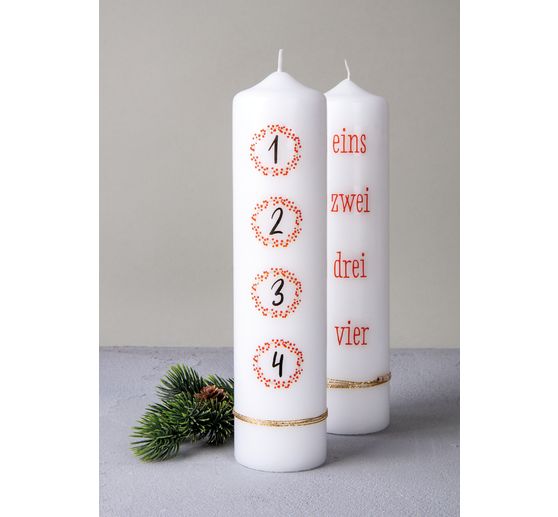 Transfer paper "Advent numbers"