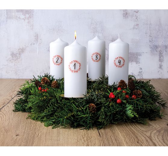 Transfer paper "Advent numbers"