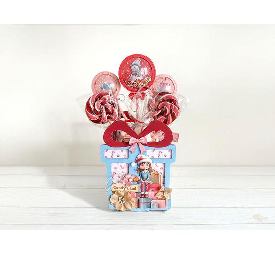 Scrapbook block "Candy Christmas"