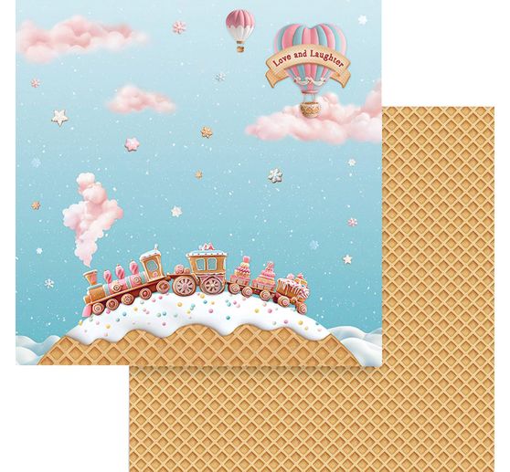 Scrapbook block "Candy Christmas"