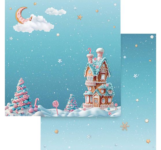 Scrapbook block "Candy Christmas"