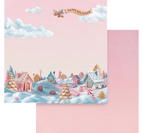 Scrapbook block "Candy Christmas"