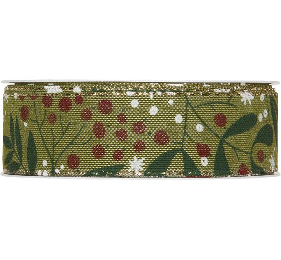 Printed ribbon "Mistletoe"