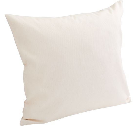 Cushion cover, raw cotton, 40 x 40 cm