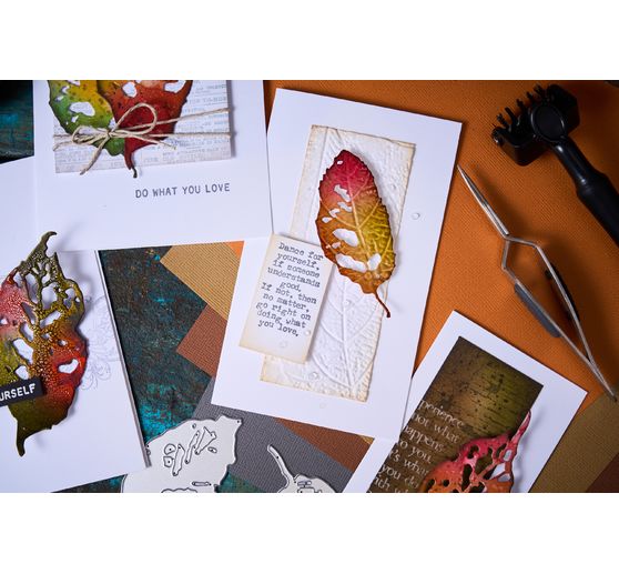 Výseková šablona Sizzix Thinlits "Leaf Fragments by Tim Holtz"