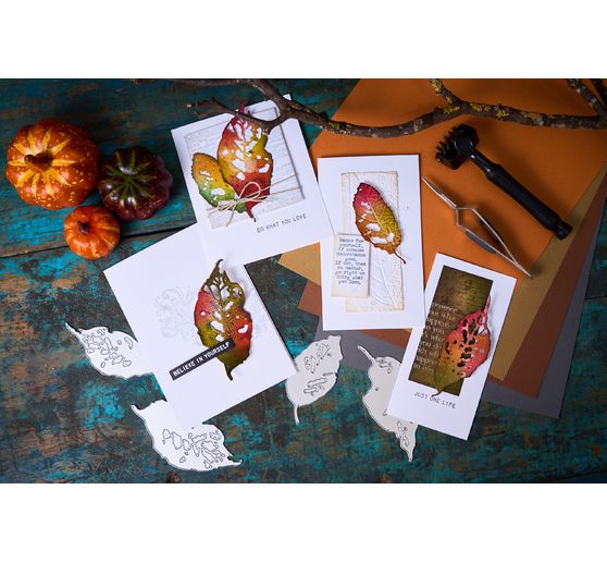 Výseková šablona Sizzix Thinlits "Leaf Fragments by Tim Holtz"