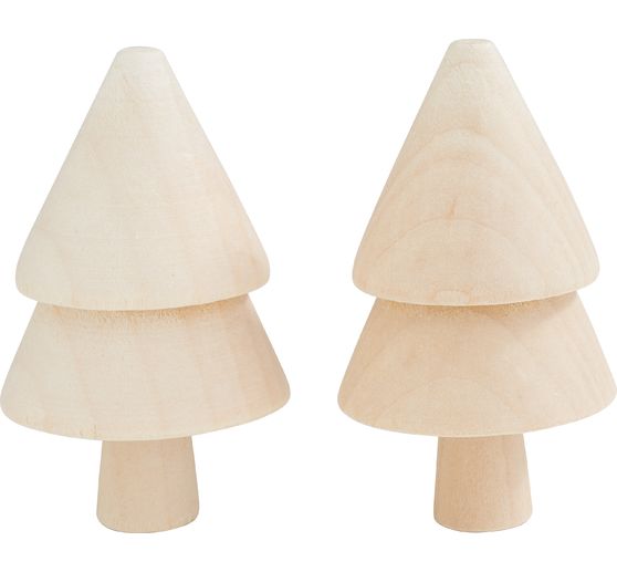 Wooden fir trees