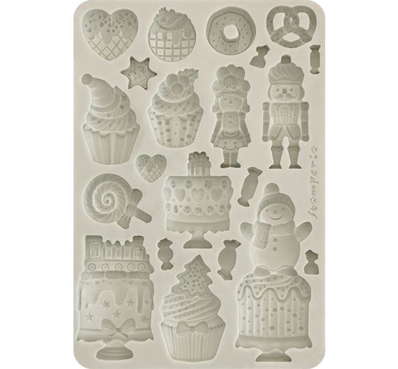 Silicone mould A5 "Candy Christmas - Cakes"