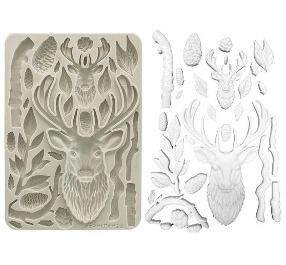 Silikonová forma A5 "Soví dům - Jelen"