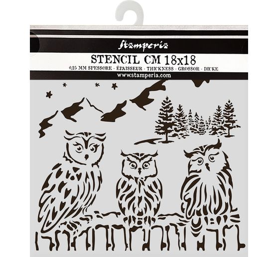 Šablona "Soví dům - Sovy"