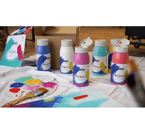 KREUL Triton Acrylic Liquid Set "Modern Mix Colors"