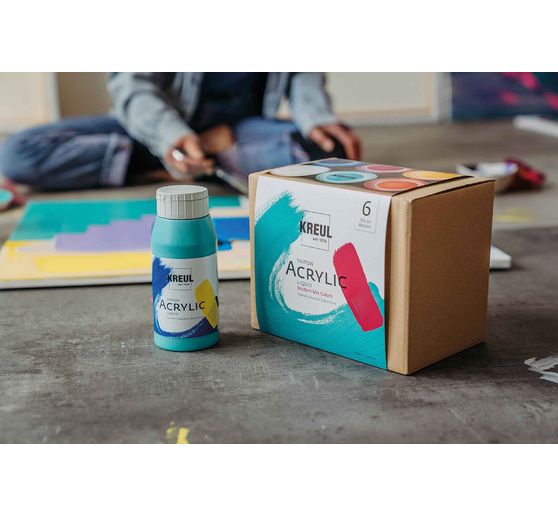 KREUL Triton Acrylic Liquid Set "Modern Mix Colors"