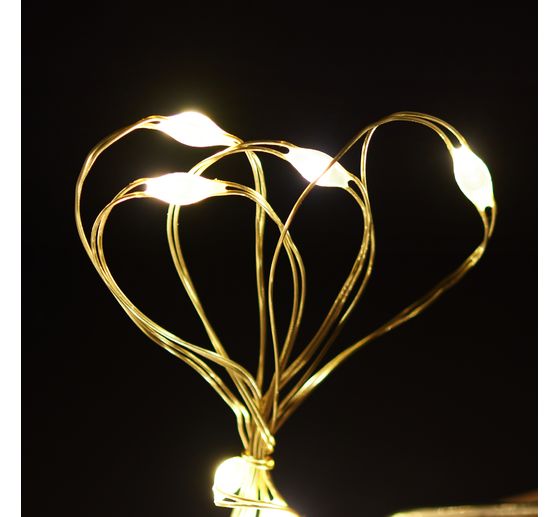 Micro LED chain of lights "Flashing" with timer 6/18 hours, 30 LEDs