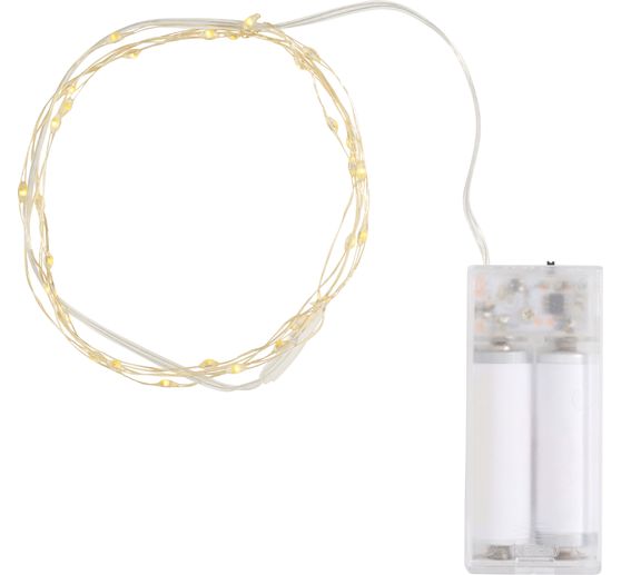 Micro LED chain of lights "Flashing" with timer 6/18 hours, 30 LEDs