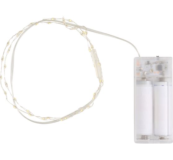 Micro LED chain of lights with timer 6/18 hrs, 40 LEDs