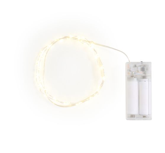 Micro LED chain of lights with timer 6/18 hrs, 40 LEDs