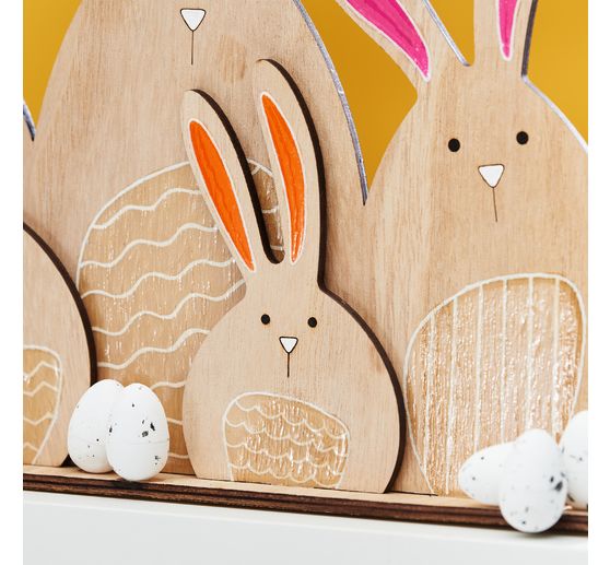 VBS Wooden building kit "Bunny family"
