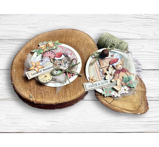 Junk Journal Book "Alice in Christmas"