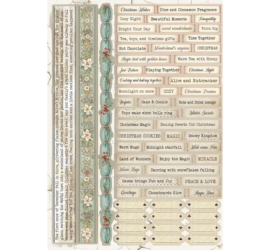 Junk Journal Book "Alice in Christmas"