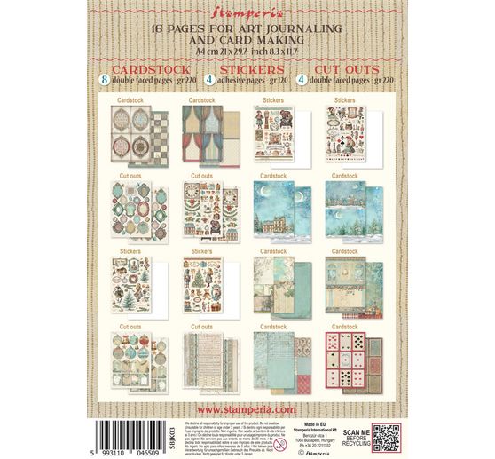 Junk Journal Book "Alice in Christmas"