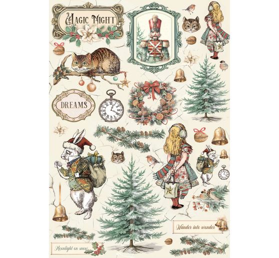 Junk Journal Book "Alice in Christmas"