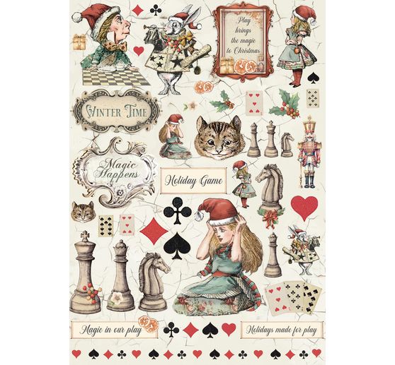 Junk Journal Book "Alice in Christmas"