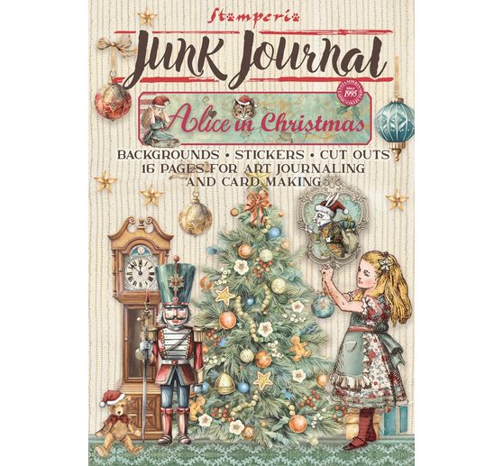 Junk Journal Book "Alice in Christmas"