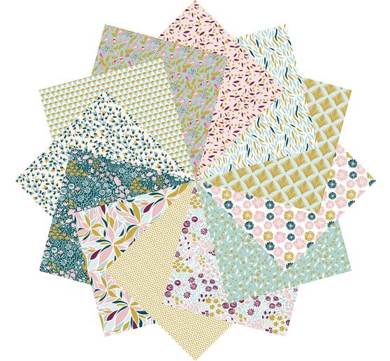 My Mandarine Folding paper-assortment "Gold"