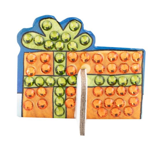 Kreativní sada "Diamond Painting - adventní kalendář Třpytivá vánoční vesnice"