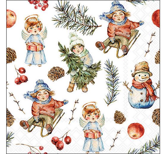 Napkin "Playing Outside"