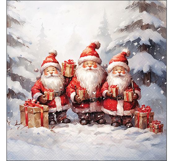 Ubrousek "Santa Triplets